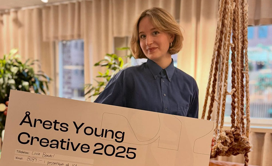 Lova Bendel årets Young Creative 2025